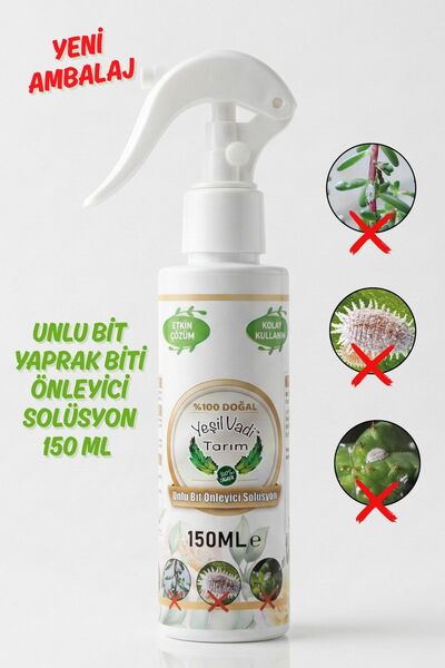 Genel Markalar Organik Unlu Bit Yaprak Biti Önleyici Solüsyon 100ml