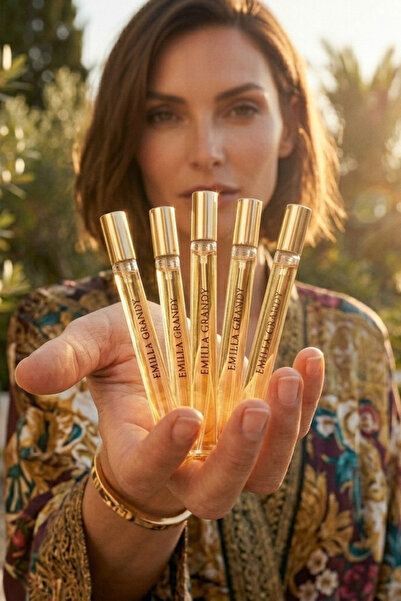 EMILLA GRANDY Niche Parfüm Seti 10 ml | Vanilya, Misk, Ambrox, Kakule, Safran...
