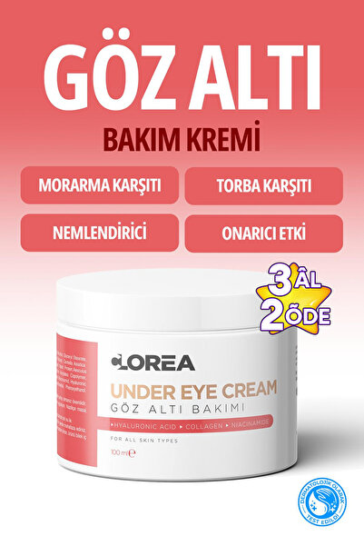 Clorea Göz Altı Torbası, Göz Çevresi Morluk Ve Ince Çizgi Karşıtı, Aydınlatıc...