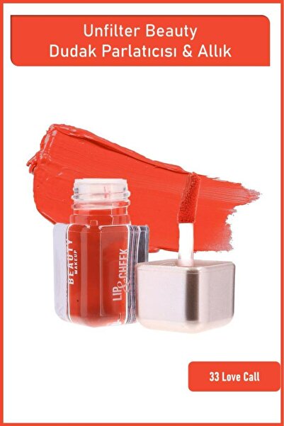Unfilter Beauty Kremsi Formda Dudak ve Yanak Renklendirici- Lip&Cheek 33 Love...
