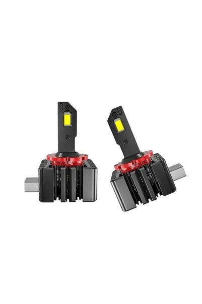 RG Parts Set de 2 becuri LED D1S D1R 15000lm 6000k alb rece cu ventilator și CANbus