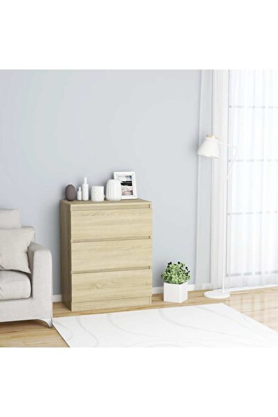 Concept Servantă, stejar sonoma, 60 x 35 x 76 cm, lemn prelucrat