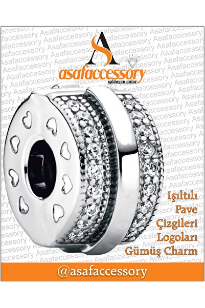 Genel Markalar Logolu charm | gümüş kaplama