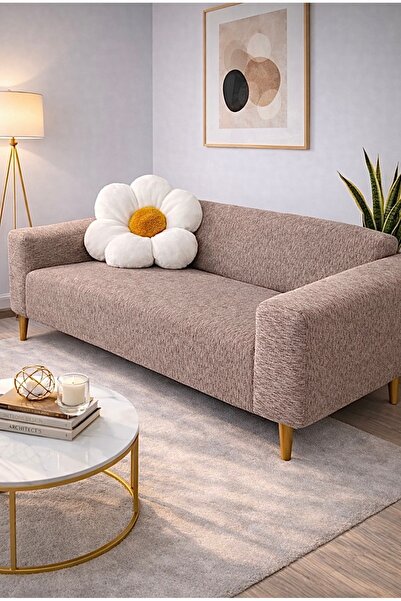 ÖZMAKAN Ζακάρ κάλυμμα 3 θέσεων - Κάλυμμα καναπέ-κρεβάτι, καφέ (περιεπιλογή πρ...