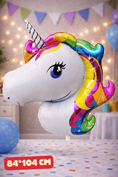 Baloncu Nene Unicorn Folyo Balon Doğum Günü Folyo Balon Karekter Folyo Balon ...