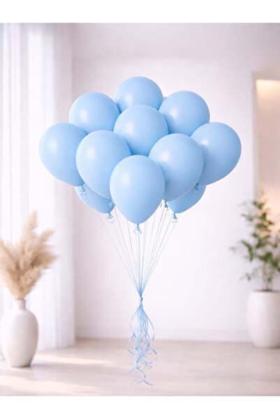 Kalisan Açık Mavi Lateks Mini Balon 5 inc 12 cm 10'lu