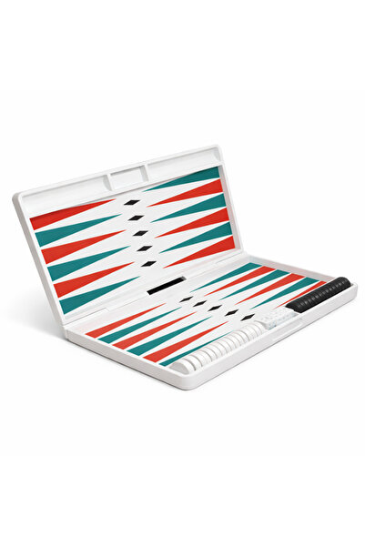 DoBi3D Katlanabilir Tavla Seti 25x20 cm – 3D Baskı Özel Tasarım – Kompakt Tav...