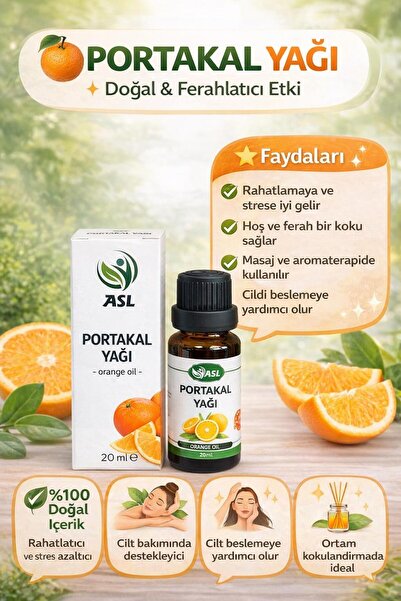 Generic Brand Orange Oil 20 ml – Natural Essential Oil for Aromatherapy, Skin...