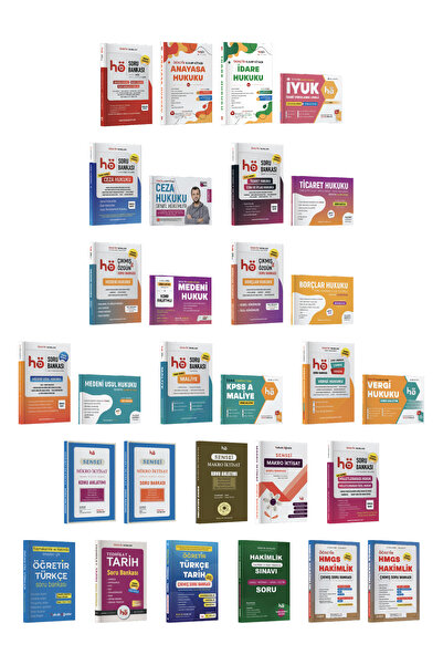 hukuk öğretir 2026 Idari Hakimlik Sınavı Kitap Seti