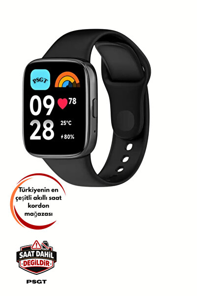 PSGT Xiaomi Redmi Watch3 Active/lite Uyumlu Kordon Spor Şık Tasarım Yumuşak J...