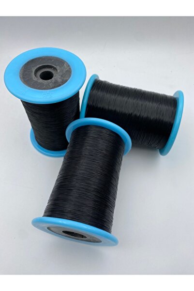 Hedef Bijuteri Black Fishing Line - 0.50 Mm Fixed Black Fishing Line, Bag, Accessory Making Fishing Line (~400-450M)