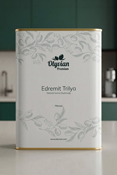 Olyvian Premium Edremit & Trilya Cinsi Zeytinler 3 L Soğuk Sıkım Doğal Natüre...
