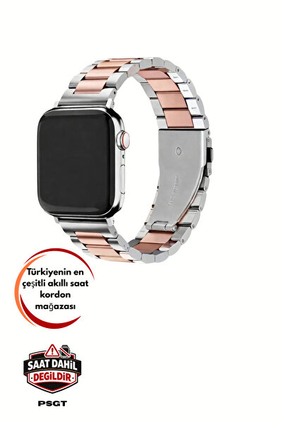 PSGT Watch Uyumlu ( 38/40/41MM) Ve Seri10 ve 11(42MM) Paslanmaz Çelik Modernfit