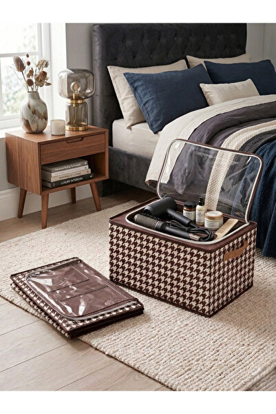 SER&YAT Οργανωτής ρούχων με φερμουάρ και παράθυρο |   2 Τεμάχια |   Πτυσσόμεν...