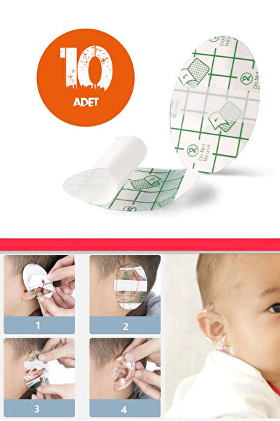 Tor Store Bebek Çocuk Kulak İçin Su Geçirmez Bant Duş Kuaför Havuz Yüzme Kula...