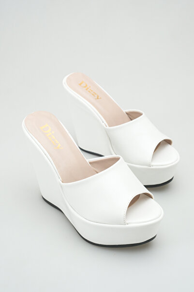 Dizzy Wedge Heel Full Face Slippers
