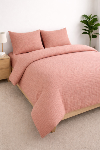 Fabric Box Σετ Παπλωματοθήκη από βαμβάκι - Διπλό Terra