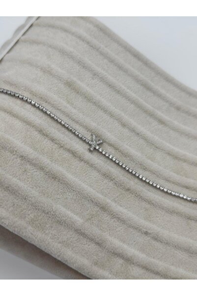 Sirena Accessories Gümüş Kaplama Su Yolu Harfli Bileklik