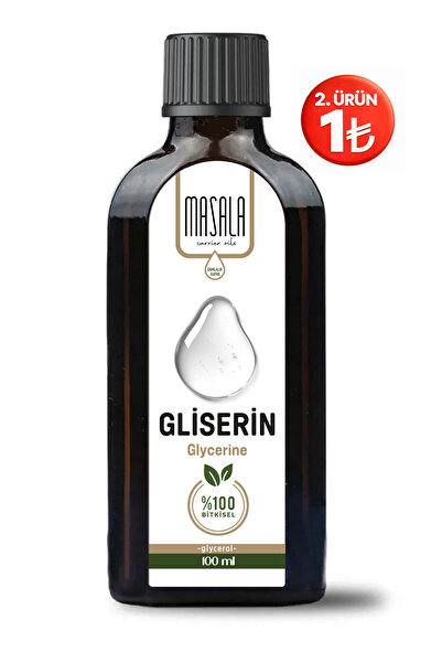 Masala Bitkisel Gliserin 100 ml – %100 Saf ve Doğal – Gliserol – Cilt ve Kozm...