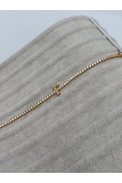 Sirena Accessories Gold Kaplama Su Yolu Harfli Bileklik