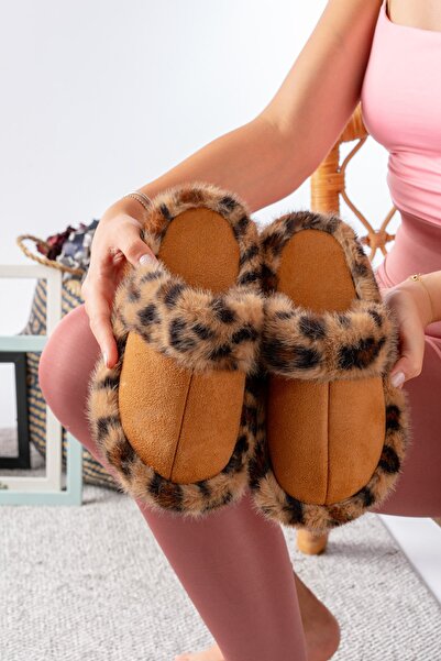 Slipcat Γυναικείες παντόφλες με σχέδιο λεοπάρ |   Ελαφρύ και κομψό καθημερινή...