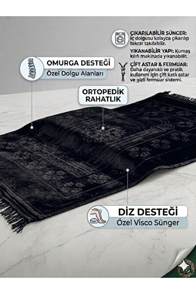 Huzur Burada Diz Destekli Ortopedik Seccade