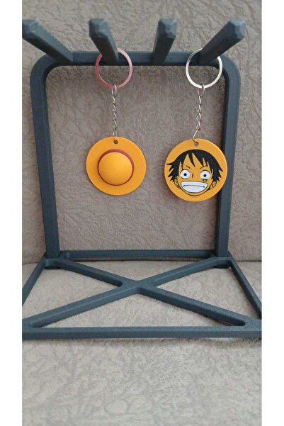 FigurBende One Piece Luffy Şapkası Figürü (İster Anahtarlık ister çanta süsü)...