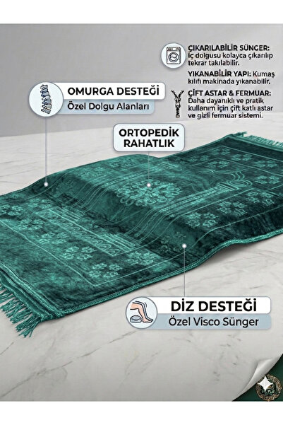 Huzur Burada Diz Destekli Ortopedik Seccade
