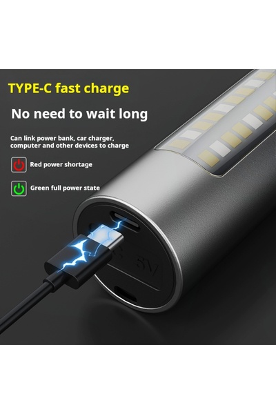 OEM Lanternă EDC reîncărcabilă Xinsite SD-X52, 100 lm, IP65, 18650, focalizare reglabilă, >12h