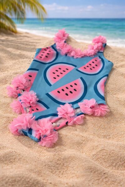 Pukka Boz Karpuz Desenli Mayo