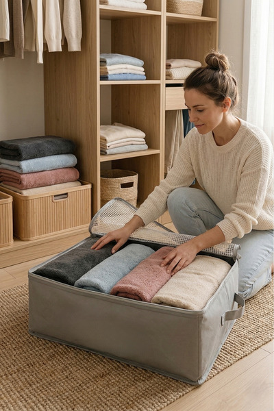 SER&YAT Διαφανές Sweet Home με τύπωμα με άρωμα λεβάντας [6 τεμάχια] 64x44x20 ...