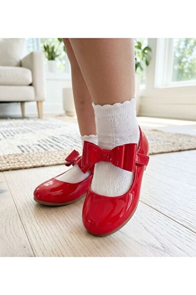 Surpie Shoes Παιδικές μπαλαρίνες με φιόγκο Λεπτομερείς Ορθοπεδικές Μπαλαρίνες