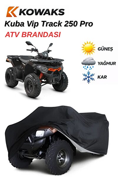 KOWAKS Kuba Vip Track 250 Pro ATV Brandası, ATV Çadırı, ATV Örtüsü Siyah