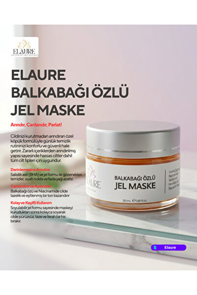 ELAURE KOZMETİK Balkabağı Özlü Jel Maske (50 mL)