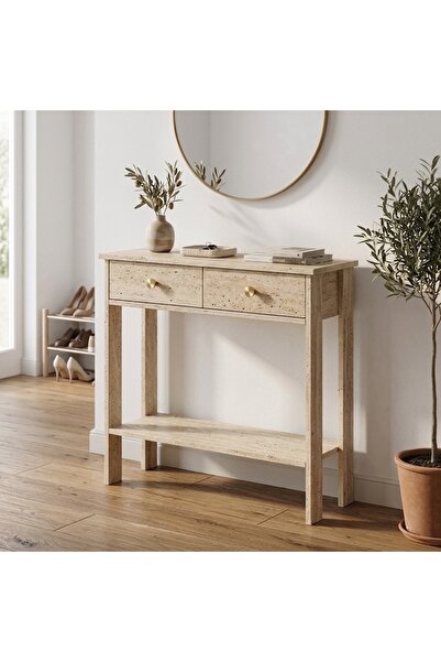 Home MANDOSİ ÇİFT ÇEKMECELİ DRESUAR ÇOK AMAÇLI DOLAP TRAVERTEN