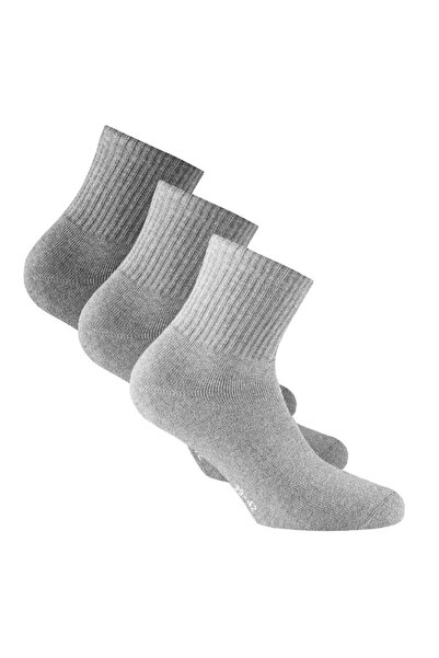 Rohner Basic Unisex Quarter Socken, 3er Pack - Sport Quarter, Baumwollmischun...