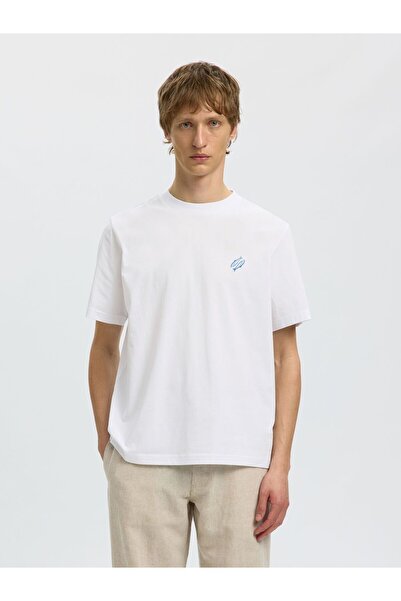 SELECTED T-Shirt Besticktes
