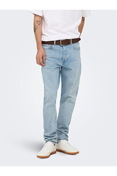 Only & Sons Relaxed Fit Jeans ONSYOKE Mid Rise Verjüngt Stretch Jeans