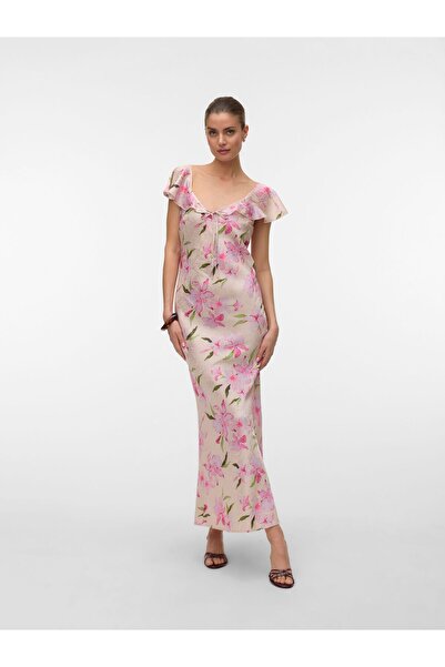 Vero Moda Kleid VMISABELLA Langes Kleid
