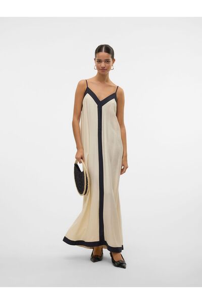 Vero Moda Kleid VMDENISE Langes Kleid
