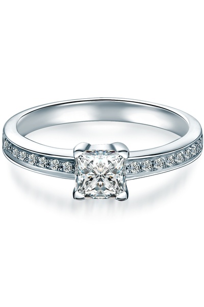 Trilani Silberring Ring Sterling Silber Zirkonia weiß