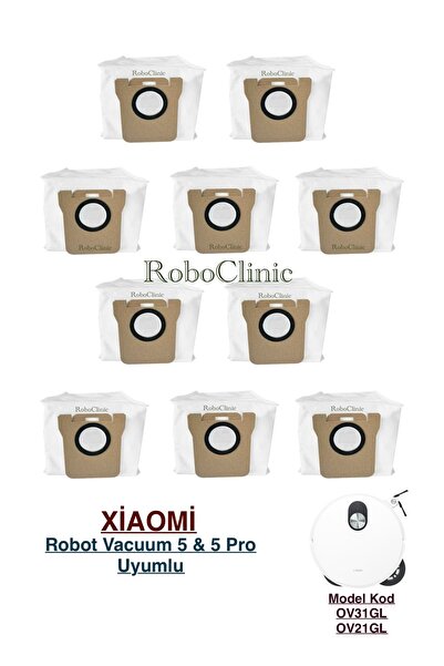 Roboclinic Συμβατή ανταλλακτική τσάντα σκόνης για την ηλεκτρική σκούπα Xiaomi...
