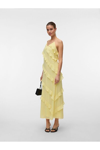 Vero Moda Kleid VMMARJORIE Langes Kleid