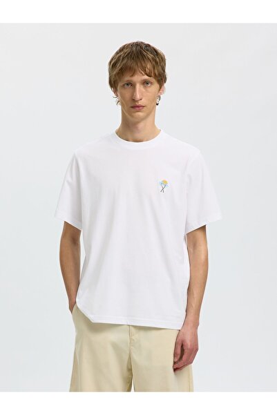 SELECTED T-Shirt Besticktes