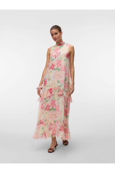 Vero Moda Kleid VMSANNA Langes Kleid