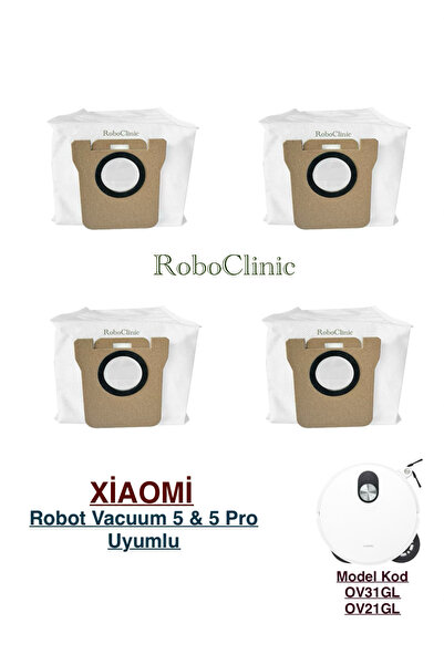 Roboclinic Συμβατή ανταλλακτική τσάντα σκόνης για την ηλεκτρική σκούπα Xiaomi...