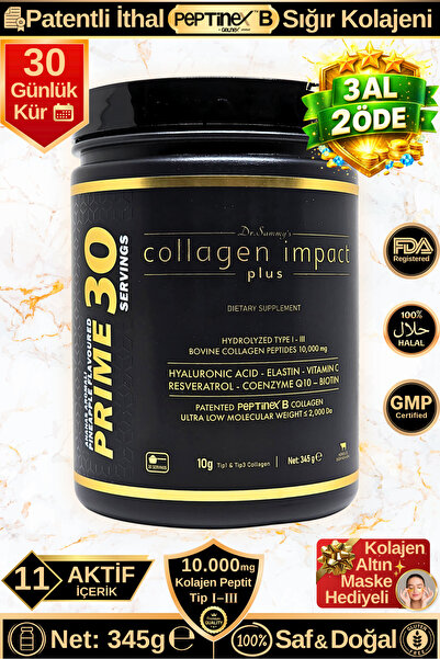 Dr.Sammy's Toz Kolajen Peptit 10.000 Mg Tip 1-3 Hidrolize Sığır Kolajeni | Pr...