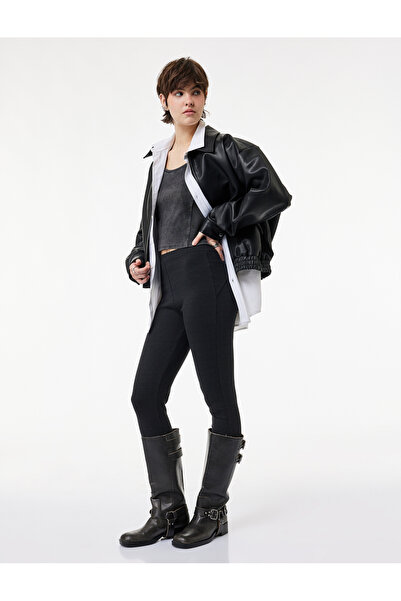 Koton εφαρμοστό Κολάν με μικτή βισκόζη κανονικής μέσης