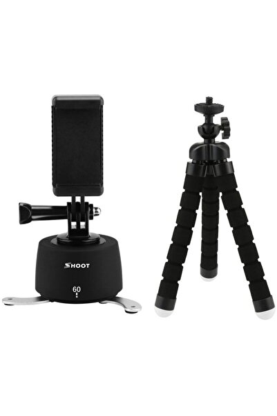 SHOOT Mini trepied cu cap trepied si suport time laps pentru camere foto-vide...