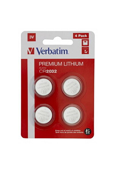 Verbatim Baterii Verbatim, Lithium, CR2032, 3V, 4buc, 49533
